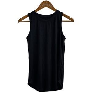 Strut This Black Tank Top Soft Rib Stretchy Fitted OS